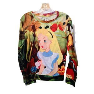 Cakeworthy Disney Alice In Wonderland Long Sleeve Top M Fairy Tale